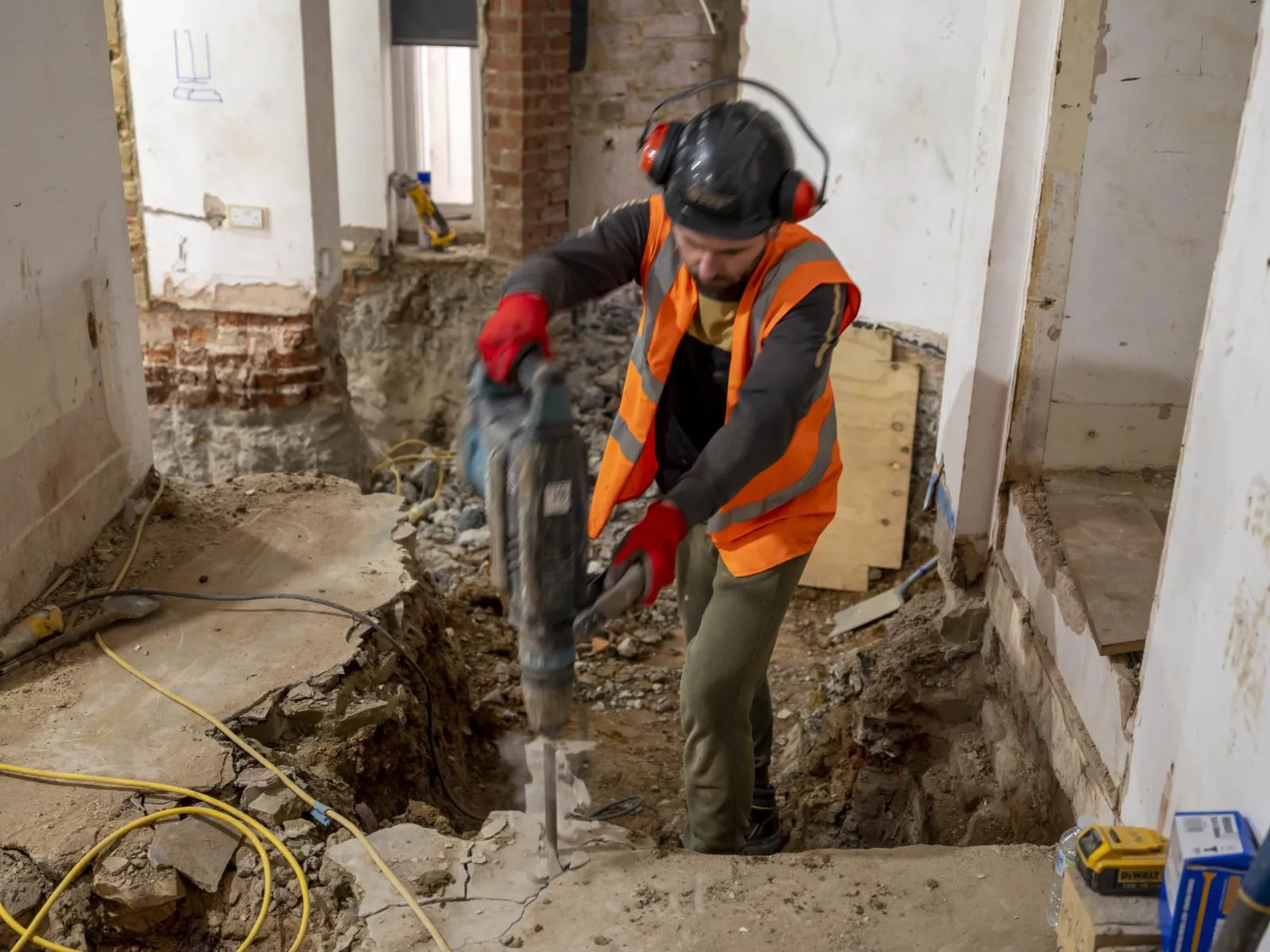 CDM health and safety management for luxury basement construction